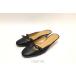 ..) HERMES Hermes W chip mules sandals lady's size 36 black Italy made 