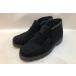 ..) G.H.BASSji- H автобус MID CUT BLACK SUEDE средний cut Loafer ботинки черный 