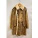  2 . шар )RALPH LAUREN PURPLE LABEL Ralph Lauren лиловый этикетка высший класс линия длинный мутоновое пальто кожа ягненка мужской M прекрасный товар 