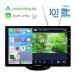10.1�C���`IPS�t�� �f�B�X�v���C�I�[�f�B�I �t���Z�O�e���r Apple CarPlay�^Android Auto �|�[�^�u���i�r �J�[�i�r DPLAY-101V �Z�K�}�[�N�F�؎擾�� DreamMaker
