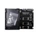 mSATA(miniSATA)50mm-2.5 дюймовый SATA3 толщина 7mm SSD изменение кейс для диска чёрный 