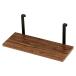  wall подставка полки доска 2 листов комплект ширина 40cm Hagi . Brown / черный KTR-3142-T40BB производитель прямая поставка 