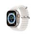 ���A�b�v�� / APPLE Apple Watch Ultra GPS+Cellular���f�� 49mm MNHF3J/A [�z���C�g�I�[�V�����o���h]�y�X�}�[�g�E�H�b�`�E�E�F�A���u���[���z�y���������z
