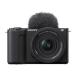 ���\�j�[ / SONY VLOGCAM ZV-E10M2X �_�u���Y�[�������Y�L�b�g [�u���b�N]�y�f�W�^�����J�����z�y���������z