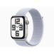 * Apple / APPLE Apple Watch SE no. 2 поколение GPS+Cellular модель 44mm MXGR3J/A [ серебряный * голубой k громкий спорт петля ]