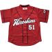  Hiroshima Toyo Carp CARP Suzuki .. старый . номер 51 ( visitor ) детский форма Kids ребенок Uni Home PR