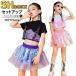  танцевальный костюм Kids Kirakira украшен блестками Cheer девушка .... короткий рукав юбка девочка Jazz Dance ребенок hip-hop танцевальный костюм HIPHOP