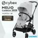 [2025 год модели ]CYBEX носорог Beck sMELIO CARBONme rio карбоновый противотуманые фары серый JPl коляска -тактный ролик легкий AB двоякое применение младенец выход (WNG)
