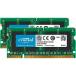 Crucial Micron ΡPCߥ 4GB kit (2GBx2) DDR2-667 (PC2-5300) CL5 SODIMM 200pin CT2KIT25664AC667̵