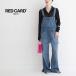 RED CARD( красный карта ) Nomad2 комбинезон широкий flair Nomado 2 обвес джинсы / женский Denim комбинезон 