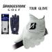 [3,980 иен и больше бесплатная доставка ] Bridgestone Tour перчатка Golf перчатка BRIDGESTONE TOUR GLOVE GLG12