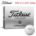 ( Point 10%) Titleist golf ball Pro V1x left dash TITLEIST PRO V1x LEFT DASH 1 dozen (12 lamp ) Japan regular goods 