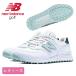 [ сильно сниженная цена ][ женский ] New balance new balance туфли для гольфа шиповки отсутствует 574 v3 SL белый / зеленый WGS574Q3
