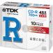 TDK CD-R 700MB 48X белый широкий принтер bru10 листов 5mm в кейсе CD-R80PWDX10B параллель импортные товары 