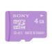 SONY microSDHC карта памяти Class4 4GB violet SR-4A4 VT1