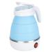  складной кемпинг чайник, электрический чайник, кемпинг путешествие для 600W(blue)