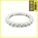 HARRY WINSTON Harry Winston круглая огранка p длинный комплект кольцо полный Eternity кольцо PT950 платина 4.3g 5 номер 