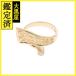 JEWELRY ювелирные изделия кольцо K18 желтое золото бриллиант 0.11 4.6g #10 [472]HG