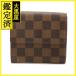 LOUIS VUITTON Louis Vuitton двойной бумажник porutomone*bie*karutokreti Damier N61652[473]