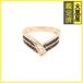 JEWELRY ювелирные изделия кольцо кольцо K18 желтое золото сапфир бриллиант 0.09ct примерно 2.9g Япония размер примерно 10 номер 