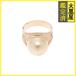 JEWELRY non бренд ювелирные изделия кольцо 13 номер K18/ жемчуг / бриллиант 0.23ct/ вес примерно 9.5g