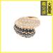 JEWELRY No-brand ювелирные изделия кольцо K18 Gold размер #14 номер сапфир 3.29 бриллиант 2.12 8.7g
