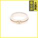 TIFFANY&CO Tiffany T.TWO narrow кольцо SV925/YG 7g #14