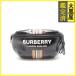 BURBERRY Burberry полоса сумка-пояс черный бежевый pa палатка 8030018