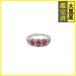 JEWELRY non бренд ювелирные изделия кольцо кольцо PT900 платина рубин 0.77ct бриллиант 0.37ct 12.5 номер 