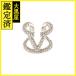 VALENTINO Valentino galava-niV Logo signature кольцо metal Swarovski 11 номер 5W2J0G74YCW_68S
