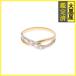 JEWELRY ювелирные изделия кольцо K18 Gold /PT900 #9 бриллиант 0.20 2.5g