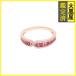 JEWELRY ювелирные изделия кольцо K18 розовое золото #14 рубин 0.60 бриллиант 0.14 3.0g