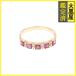 JEWELRY ювелирные изделия кольцо K18 Gold #15.5 рубин 0.70 бриллиант 0.08 2.2g