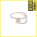 JEWELRY non бренд ювелирные изделия кольцо 3 номер K18 белое золото бриллиант 0.14ct