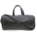 SAINT LAURENT солнечный rolan широкий Logo pa мех сумка "Boston bag" 797640napa кожа черный унисекс [ б/у ][473]