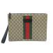 GUCCI Gucci GGs шкив m ручная сумочка 433665 клатч PVC/ кожа бежевый мужской [ б/у ]430