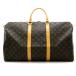 LOUIS VUITTON Louis * Vuitton ключ poru50 M41426 сумка "Boston bag" монограмма парусина / кожа Brown унисекс [ б/у ]473