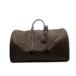 LOUIS VUITTON Louis * Vuitton ключ poru* частота lie-ru55 Damier N41414 сумка "Boston bag" Damier парусина Brown [ б/у ]437