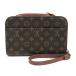 LOUIS VUITTON Louis * Vuitton oruse- монограмма [205] M51790 клатч монограмма парусина Brown мужской [ б/у ]