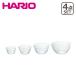 HARIO�i�n���I�j�Ќ��{�[�� 4�Z�b�g KB-2518