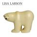 [ параллель импортные товары ] Lisa la-son украшение ska nsen Pola - Bear medium белый медведь большой Северная Европа произведение искусства Skansen 1220201* родители .* медведь Lisa Larson Lisa *la-son