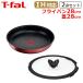 ƥե ե饤ѥ å ե饤ѥ28cm+饹 28cm 󥸥˥ͥ IH롼塦ߥƥå 2å IHб    kt1 T-fal