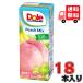 �y���������zDole �s�[�`�~�b�N�X100% LL200ml�~18�{ �h�[��