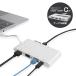 쥳 ɥå󥰥ơ USB-C ϥ PDбType-C2/USB3.02/HDMI/D-sub/LAN/SD+micr