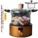 2L clear cookware cover attaching glass saucepan gala Span Mini bread single-handled pot glass made milk bread gala spot saucepan 1.5L Northern Europe manner Mini saucepan heat-resisting ga