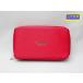 CHANEL BEAUTE Chanel silk pouch red not for sale Novelty used B+ [ free shipping ] A-8443