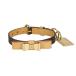 [ прекрасный товар ] Louis Vuitton kolie Baxter XS ошейник M58073 кожа монограмма лента маленький размер собака домашнее животное Harness [ б/у ] 6446128mm-W