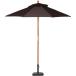 [I] не 2 торговля сад зонт Brown 210cm 60160 тент из дерева двор сад зонт зонт только зонт основа продается отдельно 