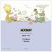 Moomin память накладка Happy in Nature голубой чай время 10×10cm 4 рисунок × каждый 25 листов Северная Европа симпатичный отверстие Mark [01] ( почтовая доставка объект )
