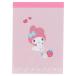  My Melody память Mini 2 рисунок × каждый 40 листов PET обложка стерео sho* пастель Sanrio Junior симпатичный сделано в Японии Sunstar канцелярские принадлежности [01] ( почтовая доставка объект )